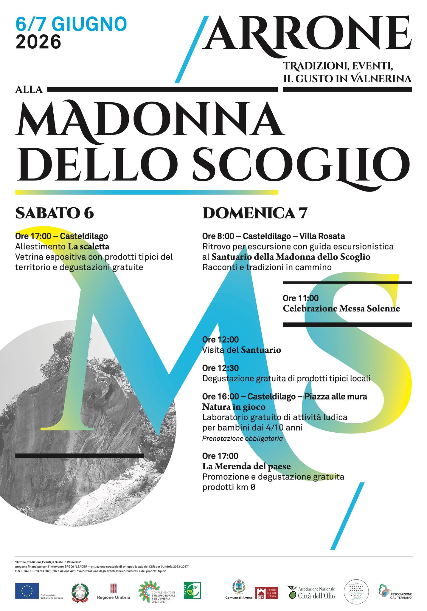 poster festa della madonna dello scoglio 2026