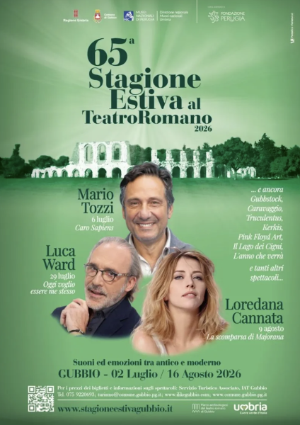 Plakat von 64ª Stagione Estiva al Teatro Romano in Gubbio