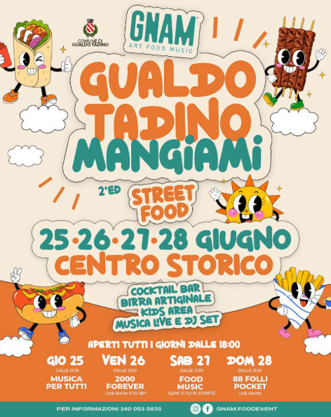 poster gualdo tadino mangiami