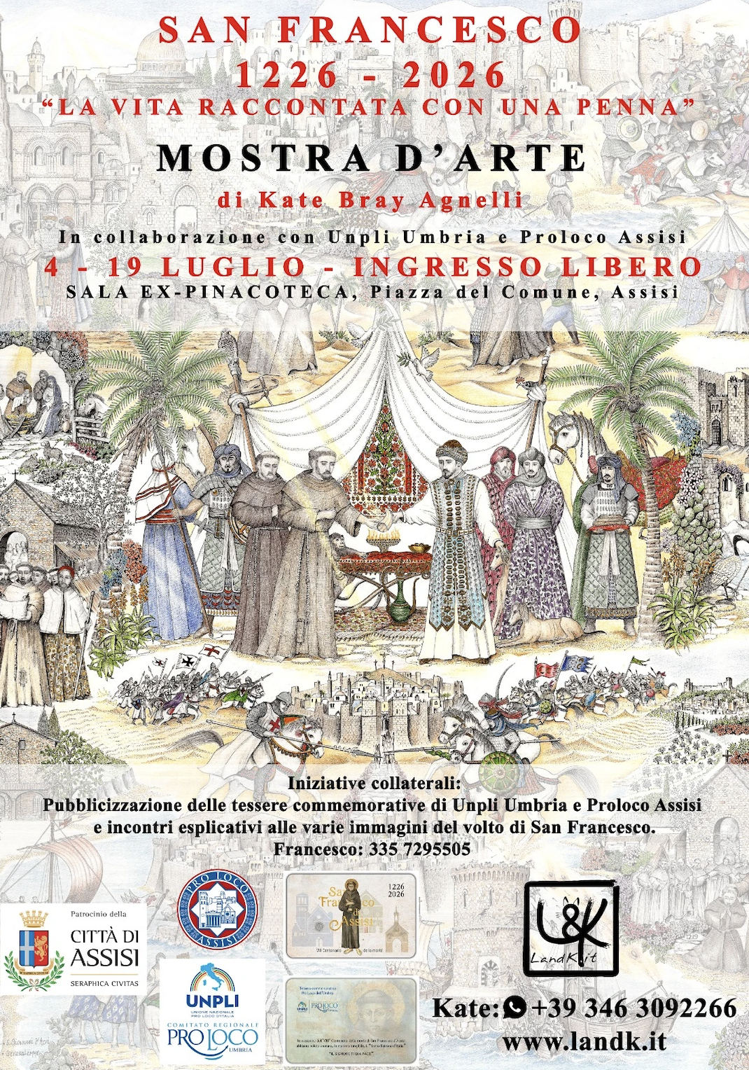 poster mostra san francesco 2026