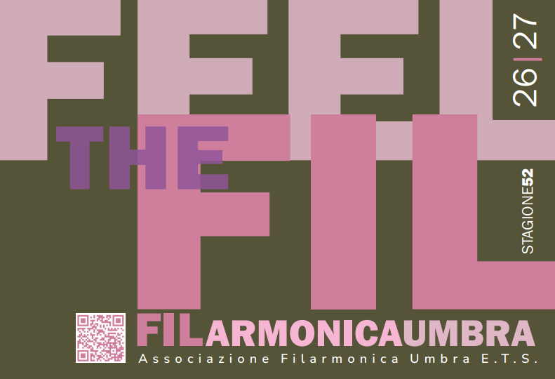 Poster of the Filarmonica Umbra Concert Season 2025–2026 in Terni