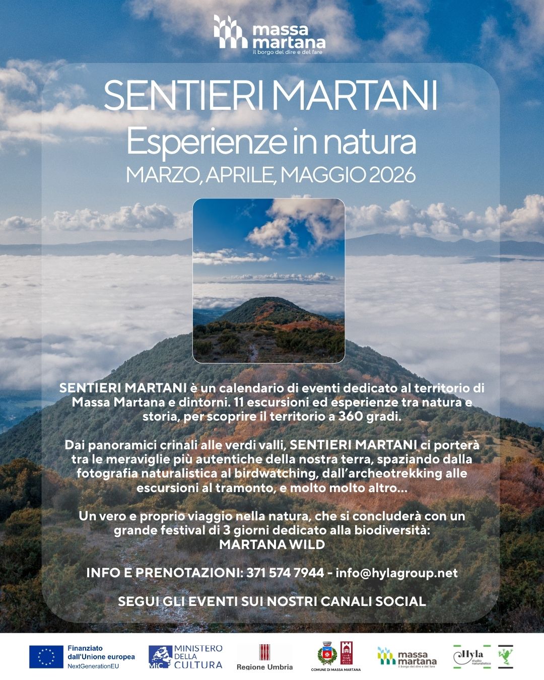 Locandina di Sentieri Martani a Massa Martana