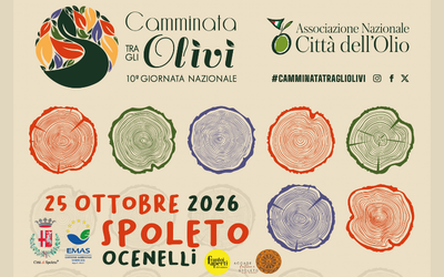 playbill Camminata tra gli olivi - 8° Giornata Nazionale - Arrone
