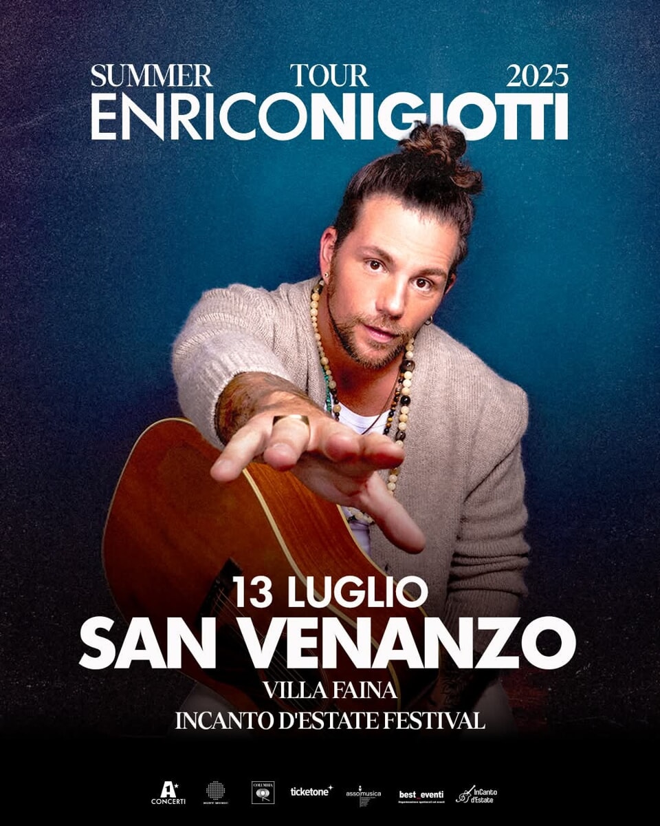 Concert of Enrico Nigiotti during InCanto d'Estate in San Venanzo