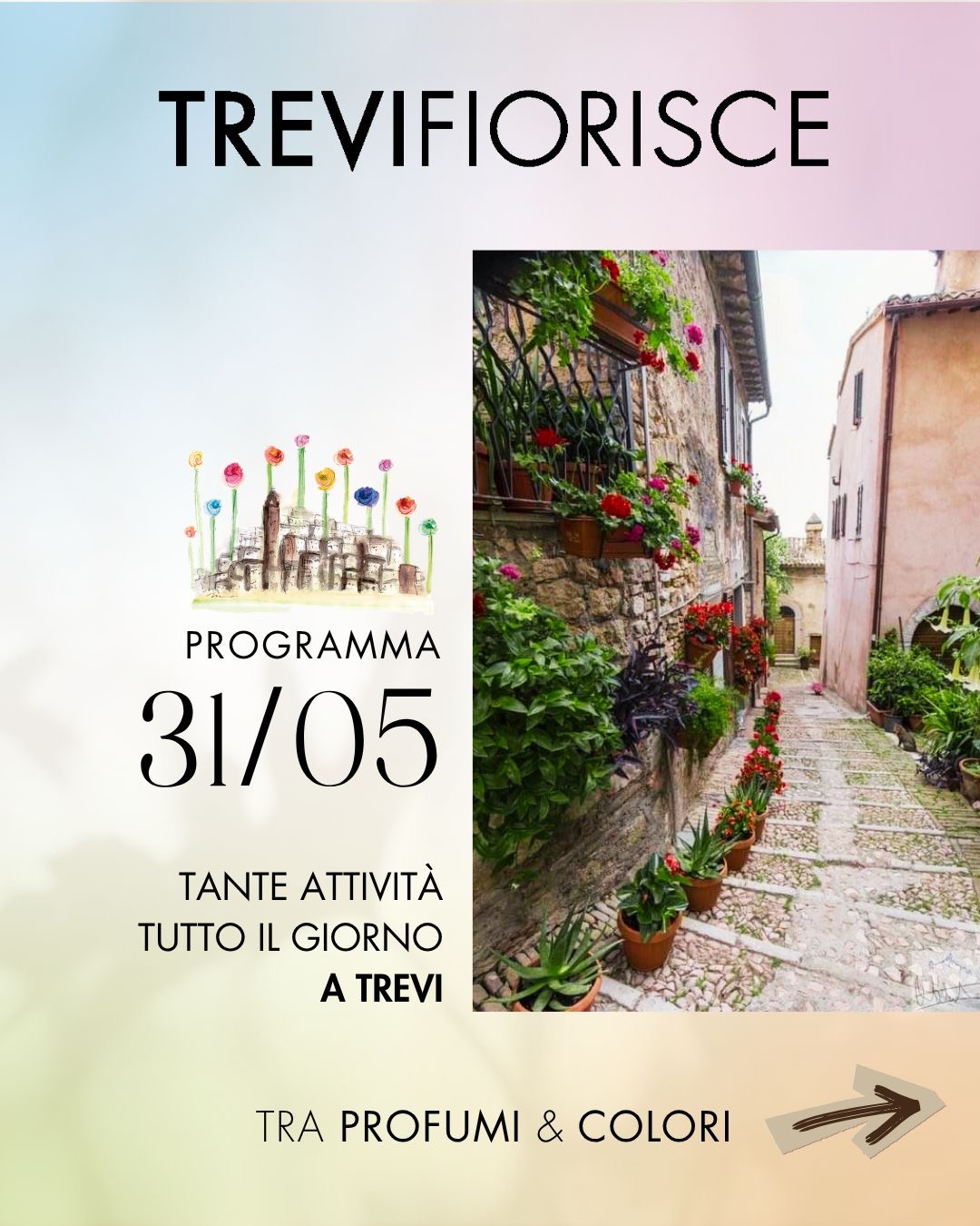 Programme de Trevi Fiorisce à Trevi
