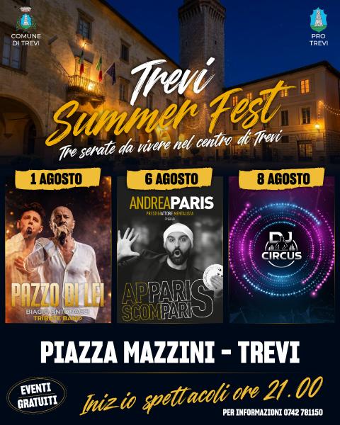 Poster of Trevi Summer Fest 2026 in Trevi