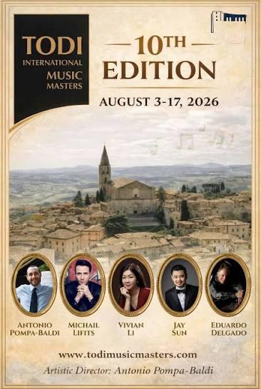 Plakat von Todi Music Masters in Todi