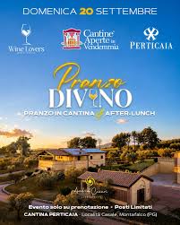 Locandina di Pranzo Di-Vino a Montefalco