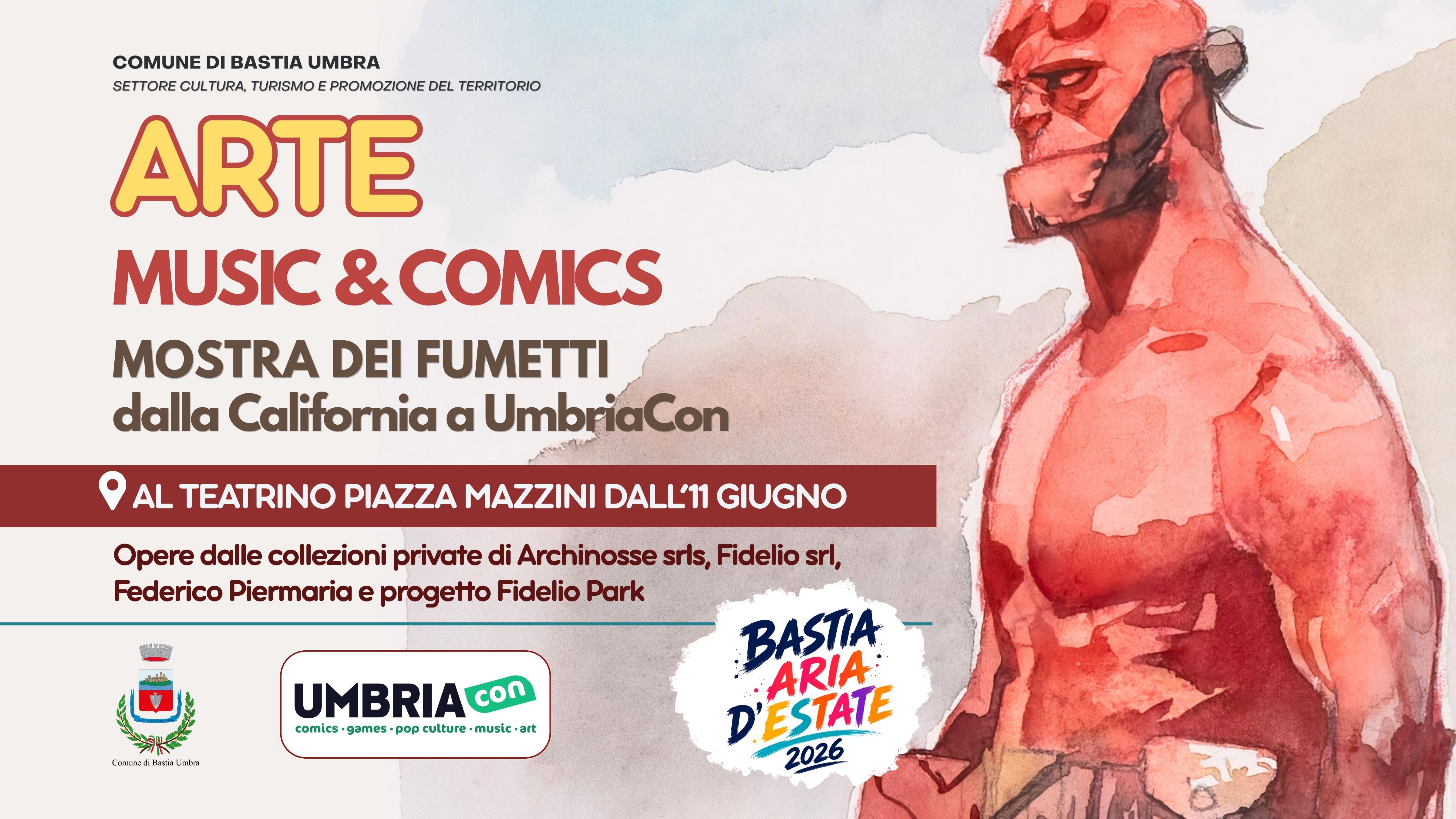 poster mostra dei fumetti bastia