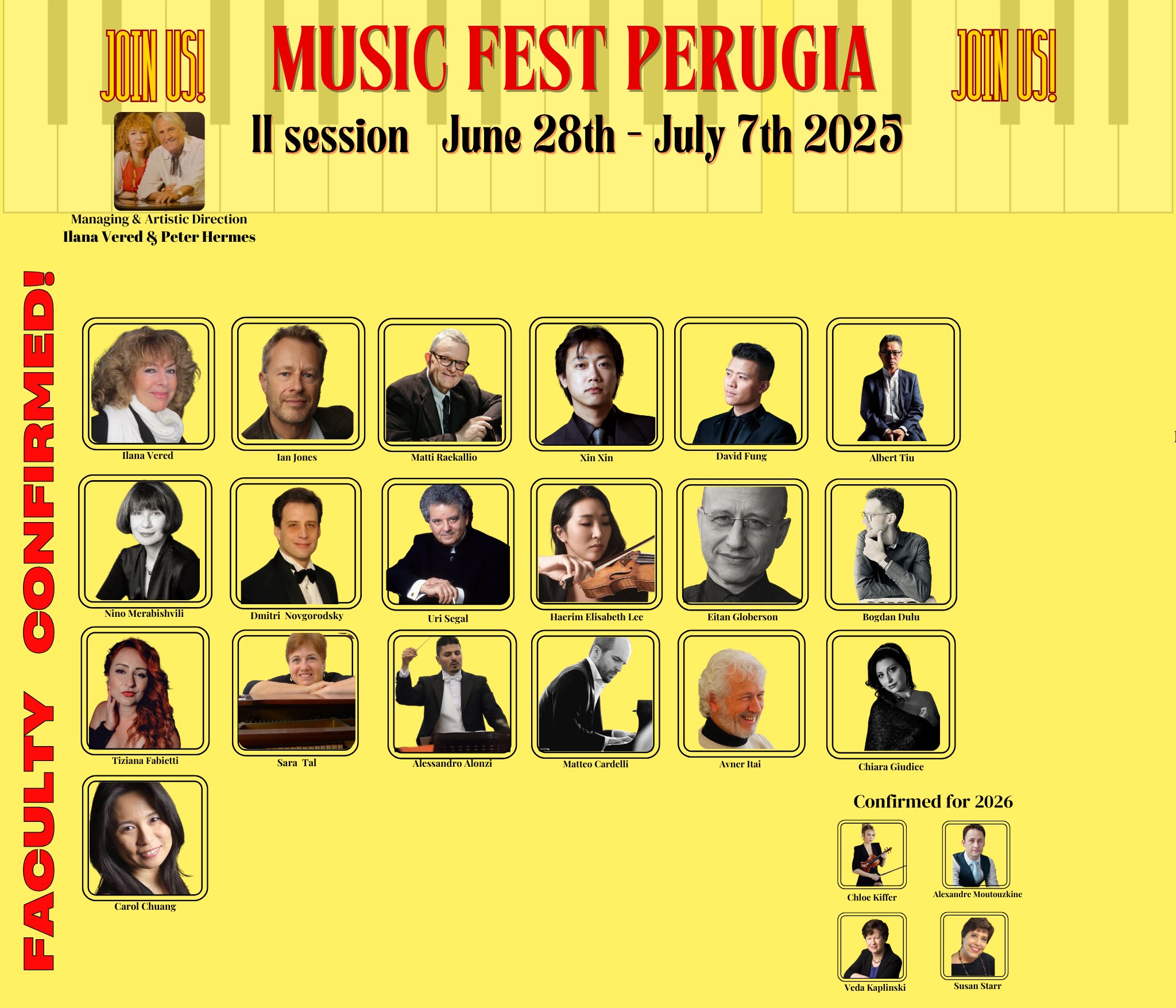 Programma di Music Fest Perugia - II session