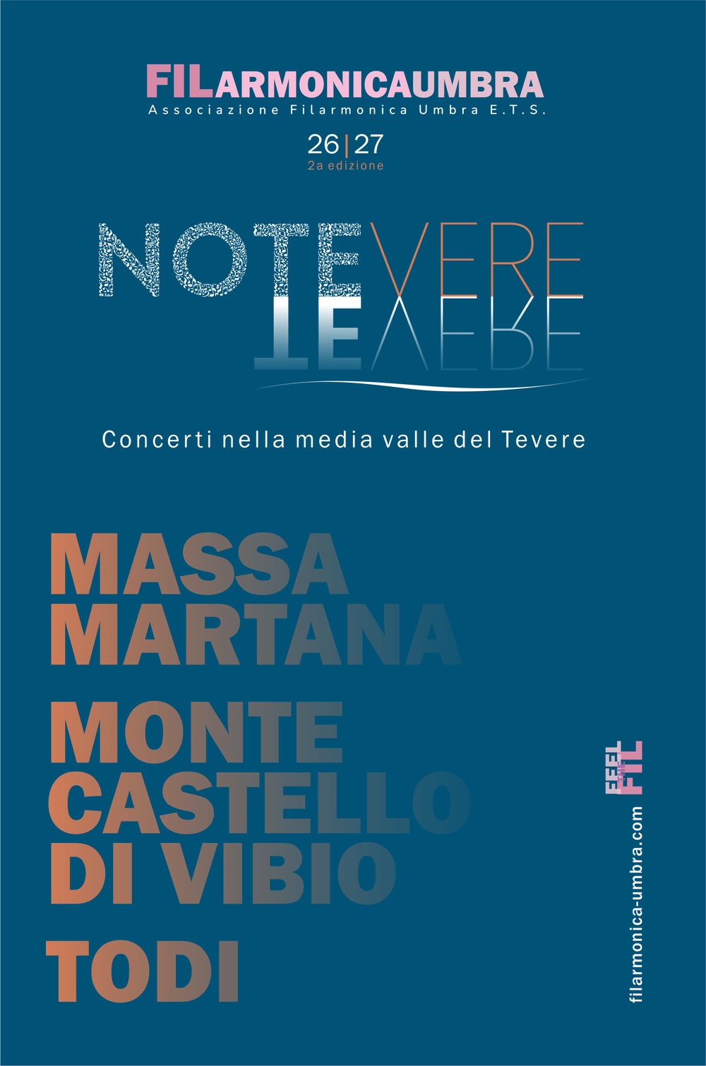 Poster of Note Vere 2026-2027 in Massa Martana, Todi and Monte Castello di Vibio