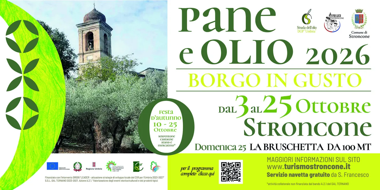 Locandina di Pane e Olio a Stroncone