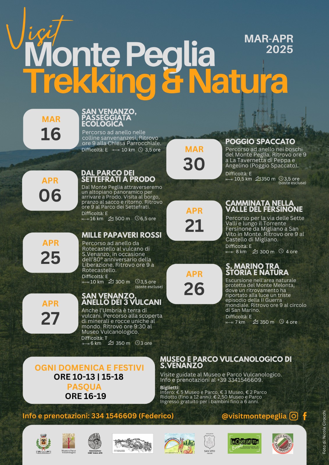 Poster Monte Peglia Trekking e Natura