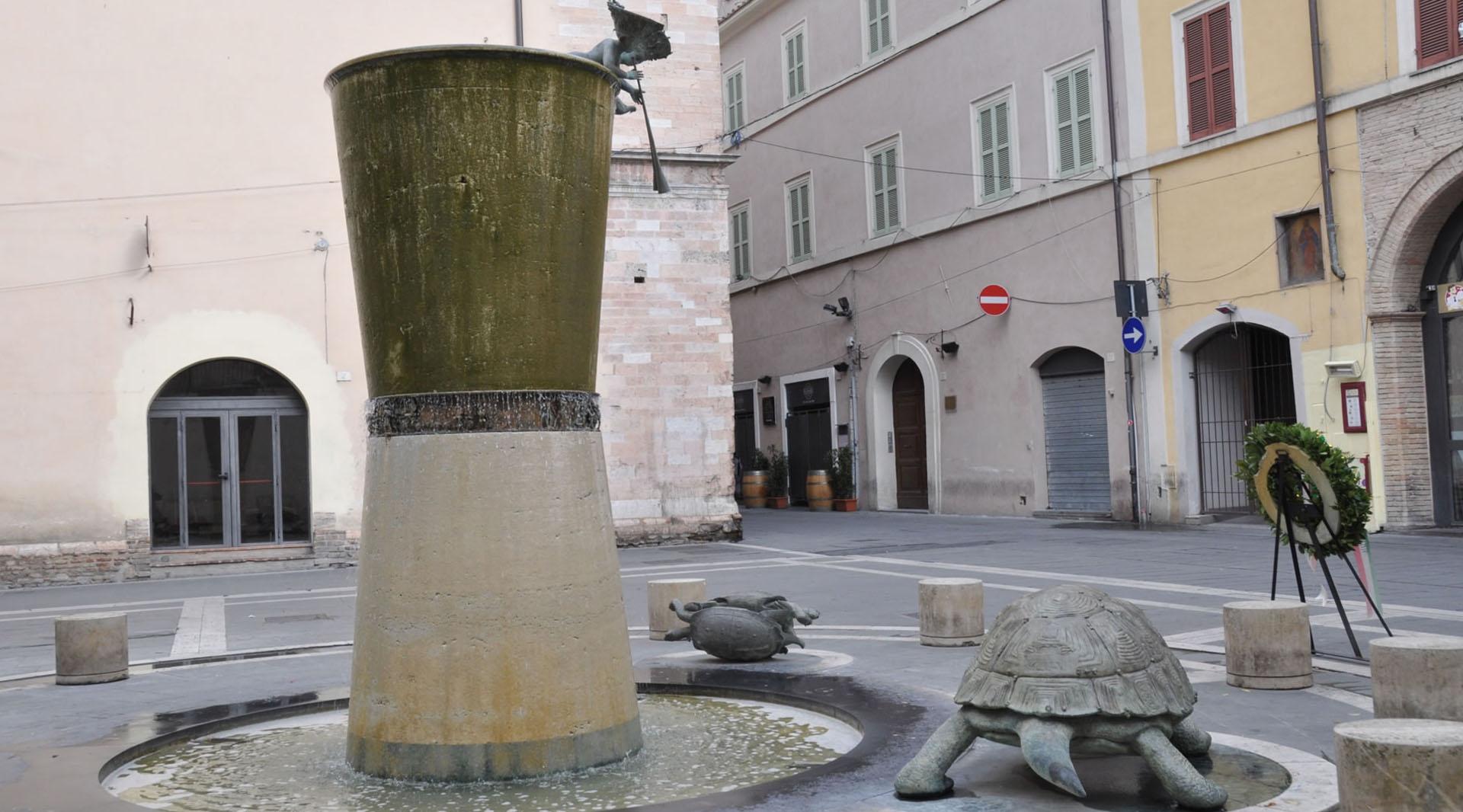 Fountain in memory of the fallen of Ivan Theimer