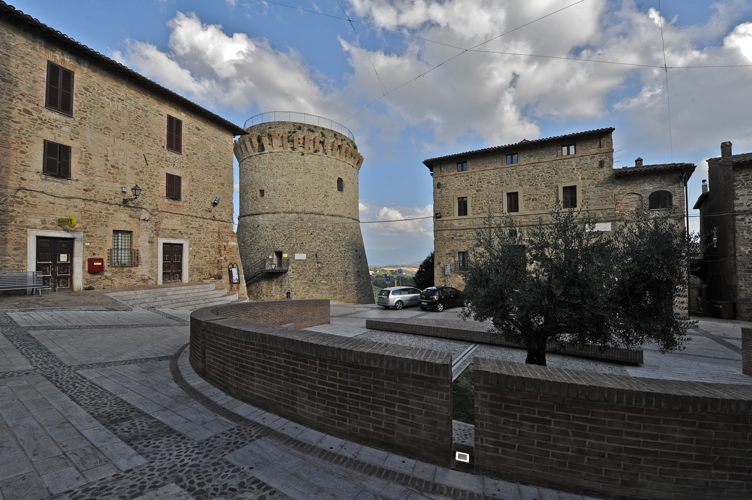 The fortress of Gualdo Cattaneo