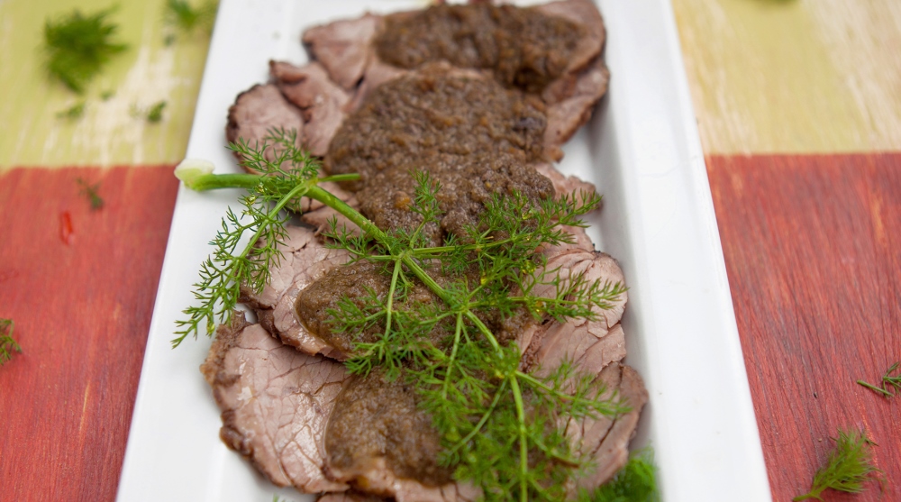 Torello alla Perugina (Top round of veal, Perugia-style)