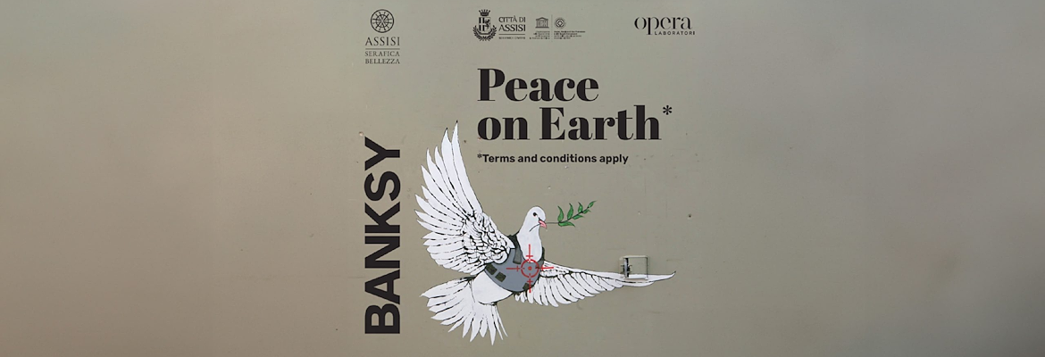 Poster for the “Peace on Earth” exhibition in Assisi