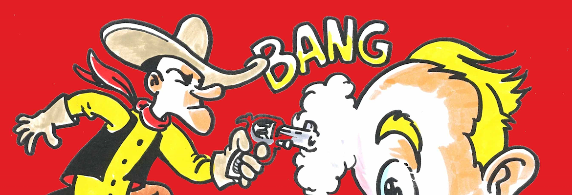 Poster of the exhibition “Fumetto e... ceramica” in Deruta