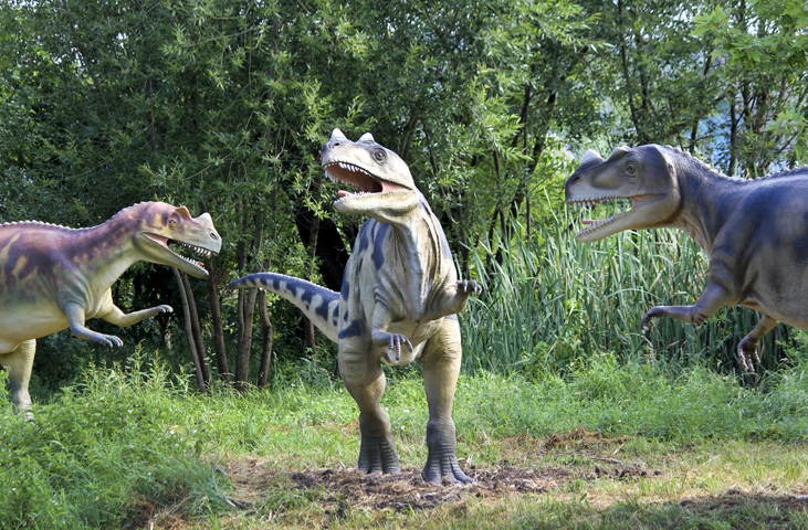 THE WORLD OF DINOSAURS