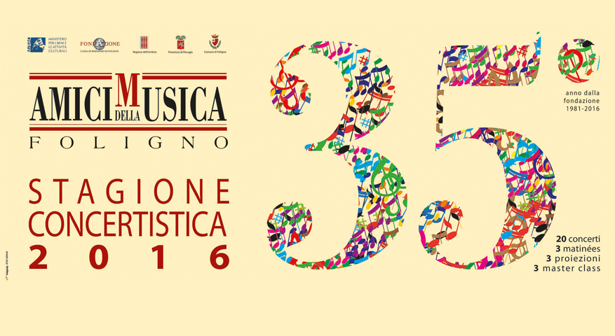 Amici della musica Foligno - Stagione 2016