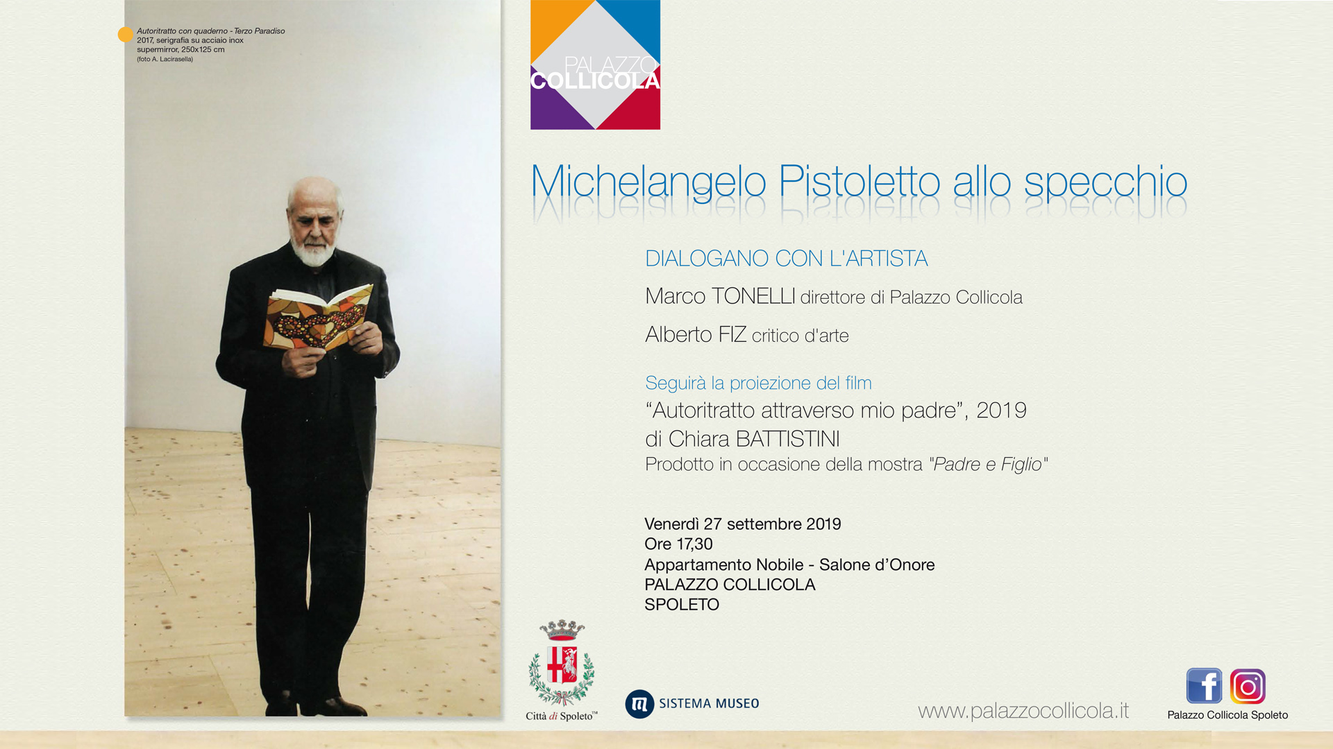 Michelangelo Pistoletto allo specchio