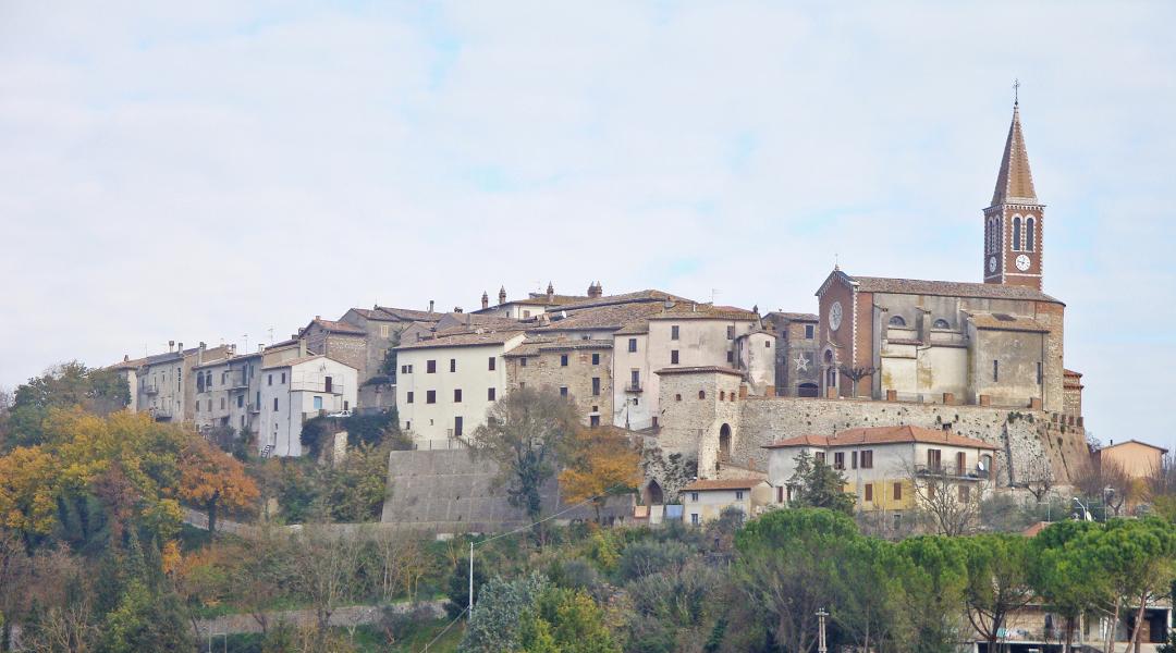 Acquasparta and the Roman ruins of Carsulae