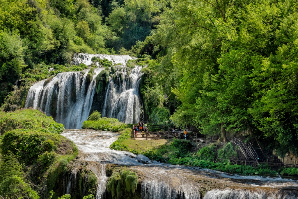 In bici alla Cascata delle Marmore e a Piediluco