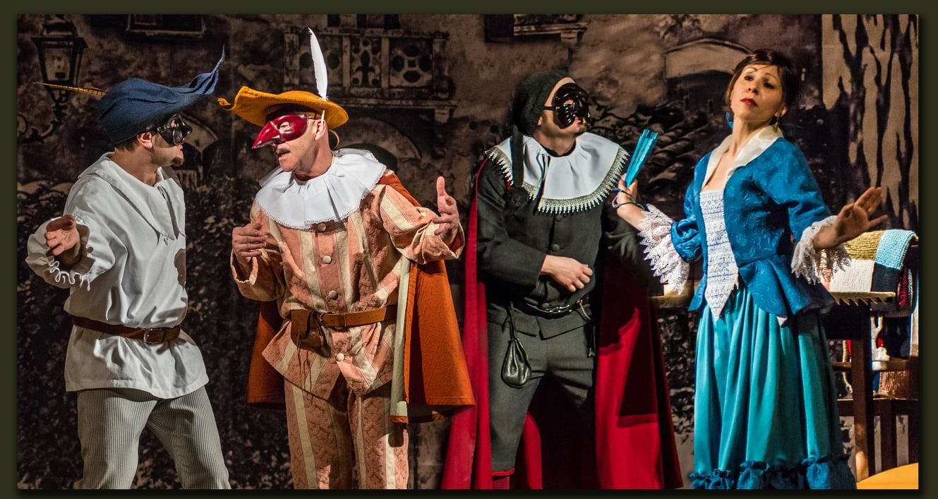 Le maschere umbre della Commedia dell'Arte