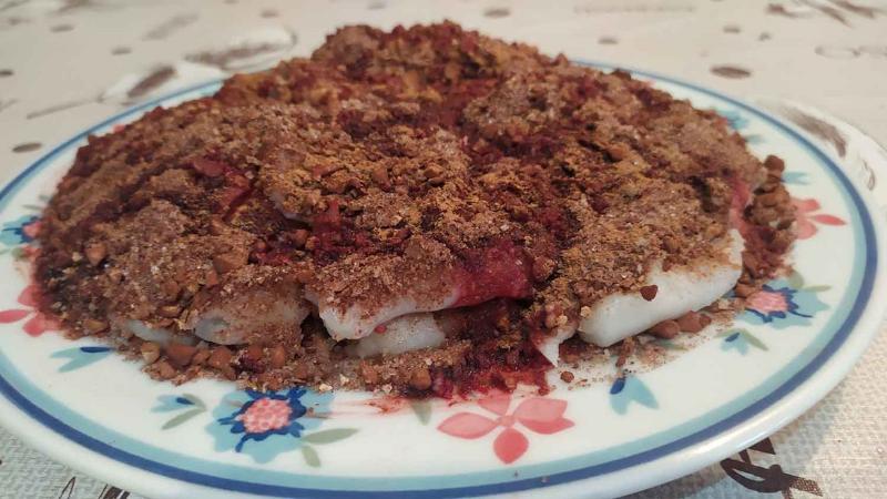 Süße Makkaroni mit Walnüssen