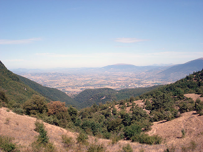 Spoleto and the Bosco Sacro (sacred wood) of Monteluco