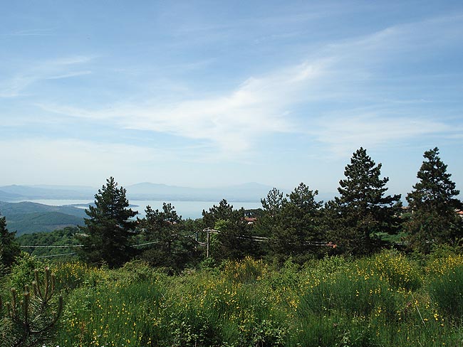 Eine harte Strecke vom Tiber zum Trasimenischen See