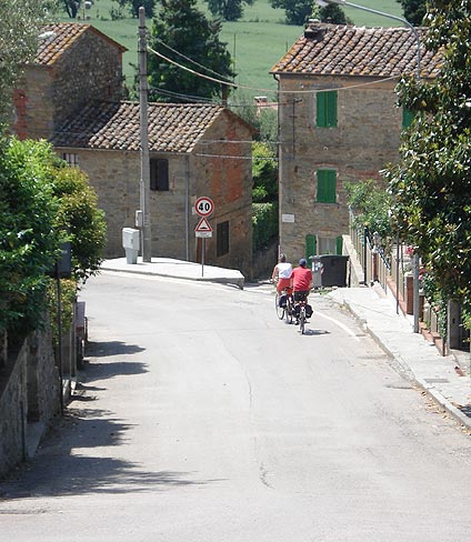 Eine harte Strecke vom Tiber zum Trasimenischen See