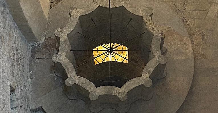 The moon in the well