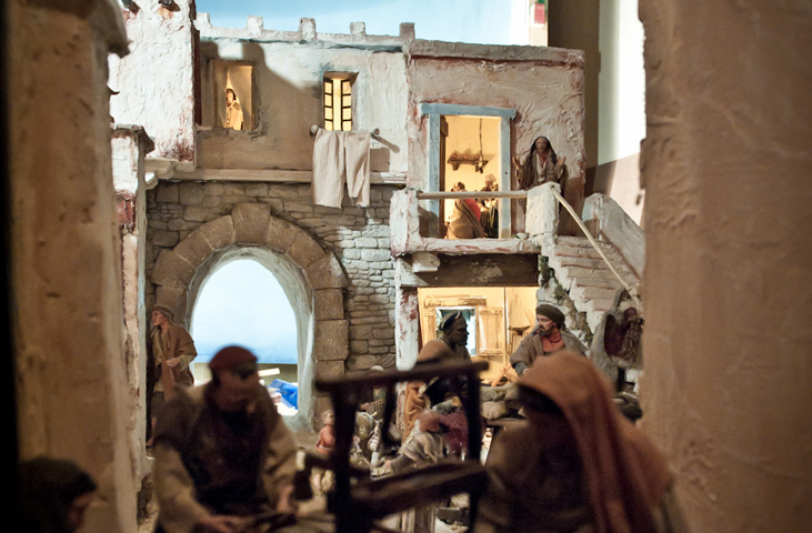 Living and artistic cribs in the Amerino territory