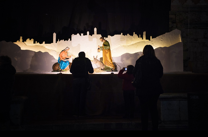 Living and artistic nativity scenes in the Perugia area