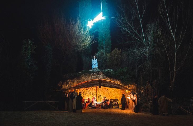 Living and artistic cribs in the Foligno area