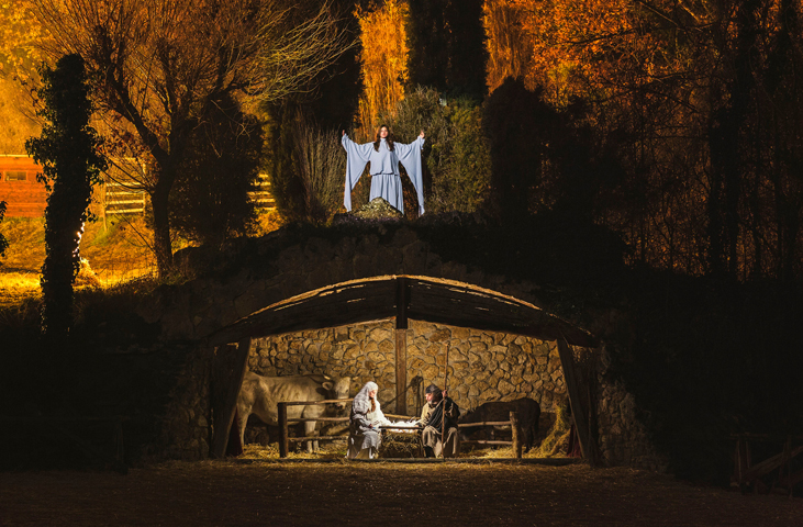 Living and artistic cribs in the Foligno area
