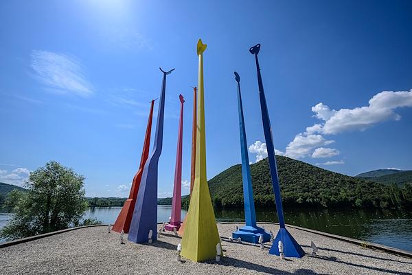 Rowing and other aquatic sports at Lake Piediluco