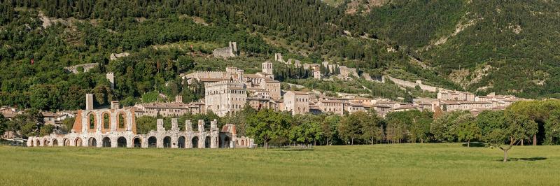 Ansicht von Gubbio