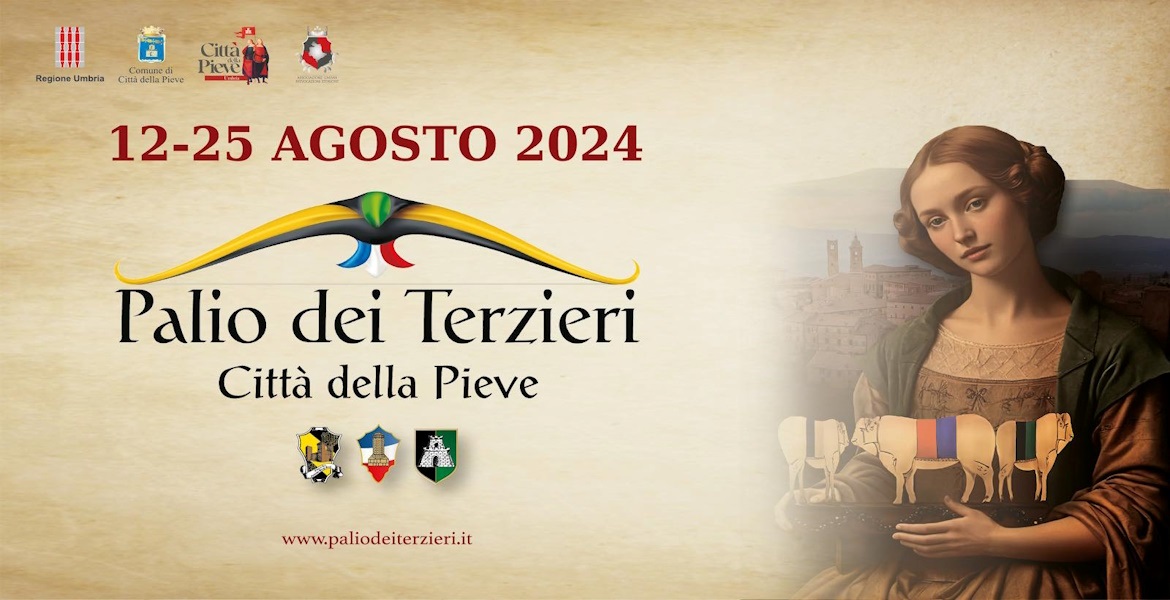 playbill Palio dei terzieri città della pieve 2024