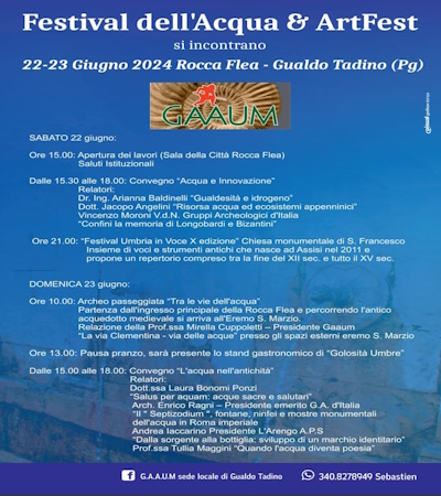 program festival dell'acqua e art fest 2024