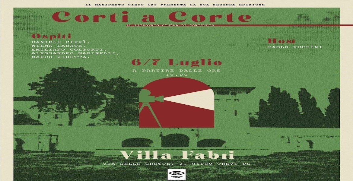 Corti a Corte 2024 playbill