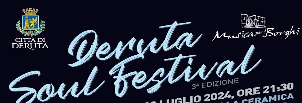 Deruta Soul Festival playbill