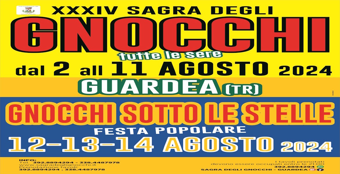 Sagra degli Gnocchi playbill