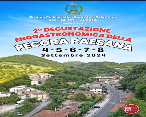 playbill 2° DEGUSTAZIONE ENOGASTRONOMICA DELLA PECORA PAESANA - Arrone