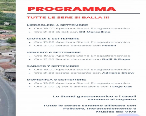 Programme PECORA PAESANA - Arrone