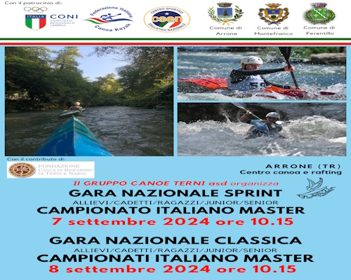 playbill gara nazionale sprint e gara nazionale classica - Arrone