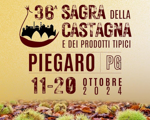 playbill sagra della castagna 2024 - piegaro