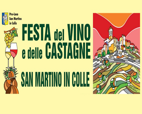 poster Festa del vino e delle castagne - Perugia
