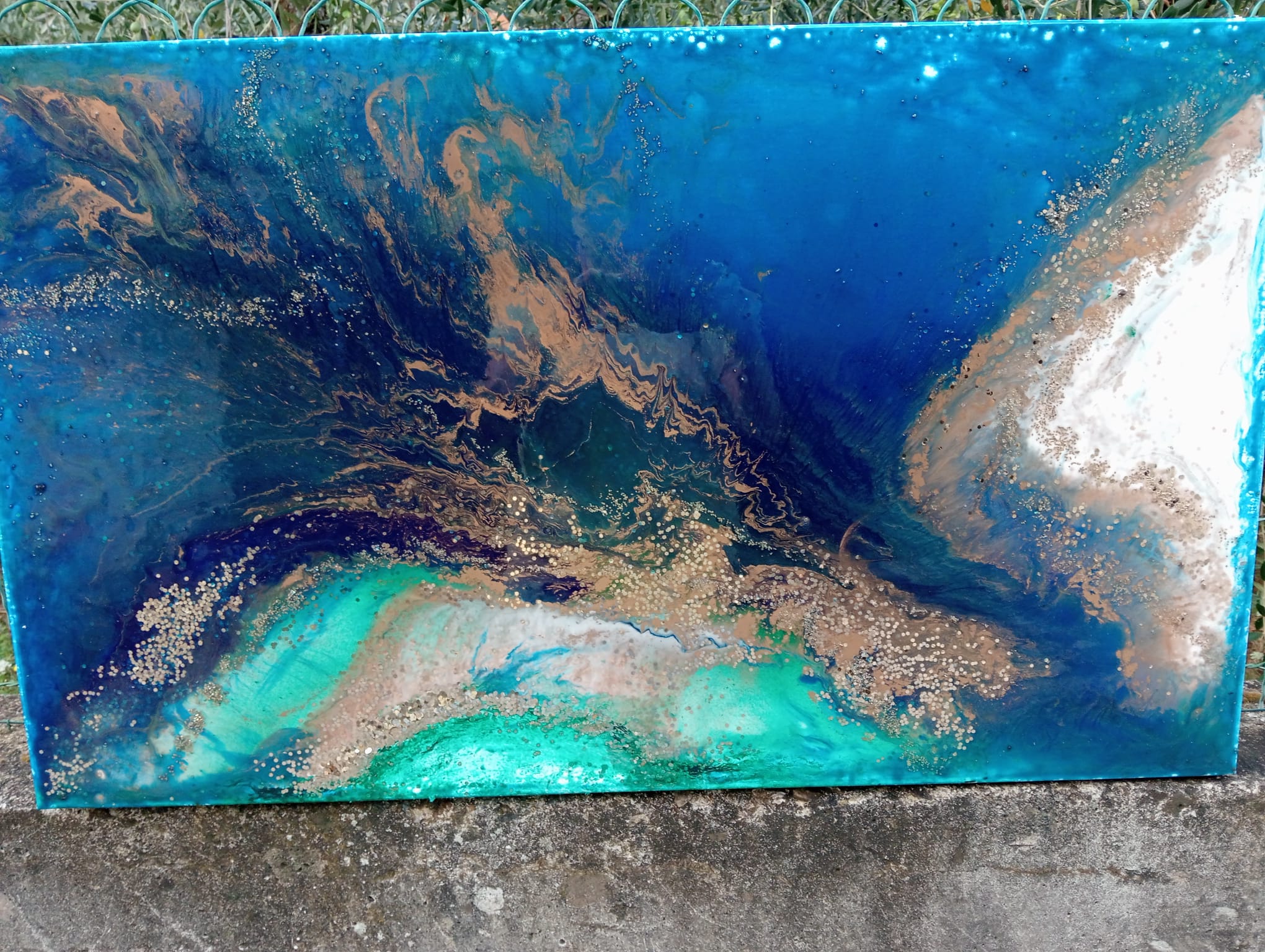 Il Viaggio del mio Sogno - Kunstharz-Malerei - Città della Pieve